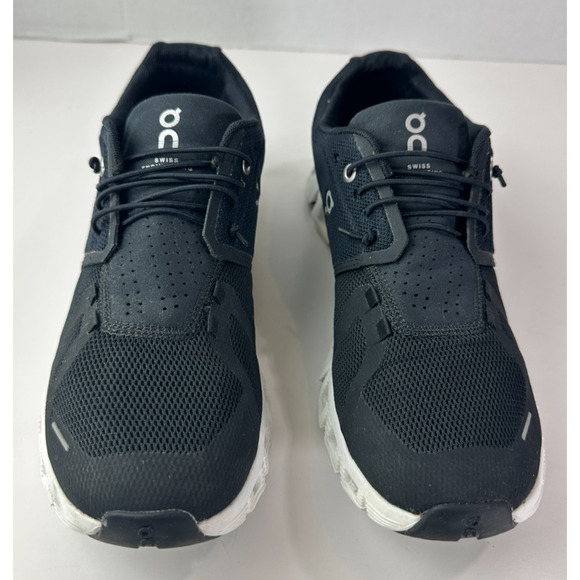 On Running Cloud 5 Shoes Black & White 59.98919 Men's Size 9 Running Sneakers - Picture 4 of 12